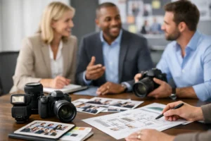 Coporative Photoshoot Planning for Real Teams