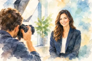 How a Corporate Headshot Photographer Builds Trust